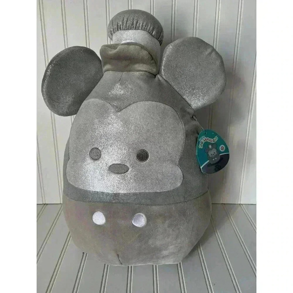 Mickey Mouse Steamboat Willy Disney 100 Year Exclusive Squishmallow 14in NEW - Picture 1 of 3